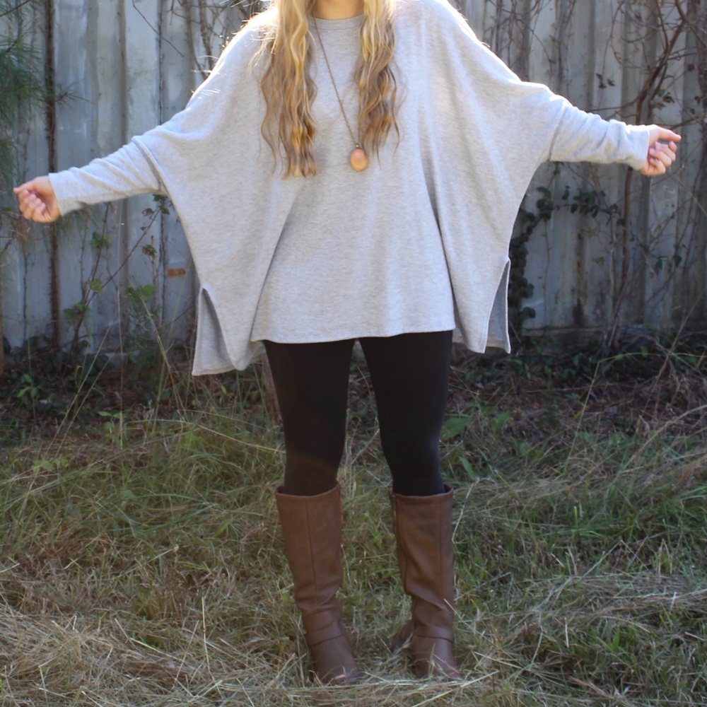 Dolman sleeve top